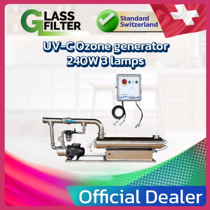 UV-C Ozone generator 240W 3 lamps