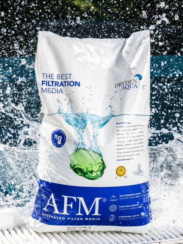 AFM bag next to pool