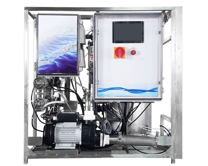 Change the Manual backwash valve to automatic backwash system