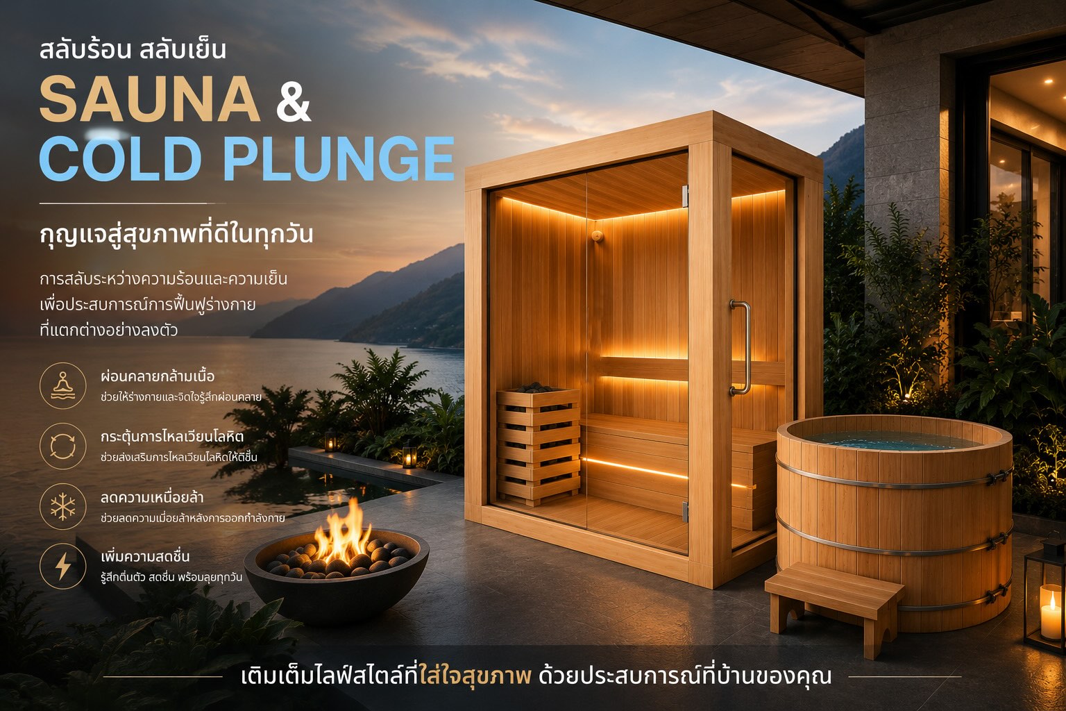 Sauna & Cold plunge