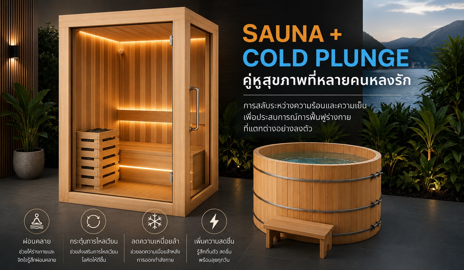 Sauna และ Cold Plunge คืออะไร?