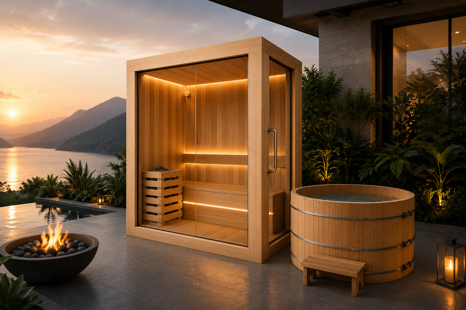 Sauna และ Cold Plunge